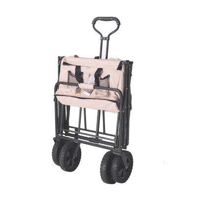 China Durable Factory Wholesale Outdoor Adjustable Length Camping Picnic Portable Folding Lightweight Cart for sale