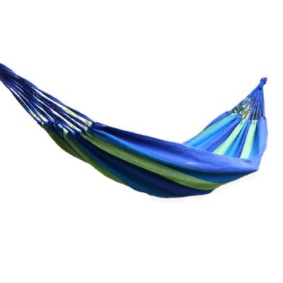 China Wholesale Outdoor Camping Outdoor Camping Hammock Leisure Anti-rollover Platypus Buckle Canvas Thickened Travel Goods Family Hammock for sale