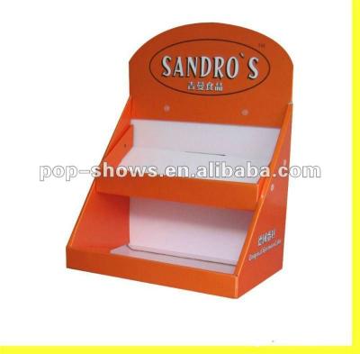 China Single Sided Custom Cardboard POS Displays Counter For Retail for sale