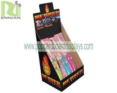 China environmental and recycable cardboard toothbrush counter display stand for sale