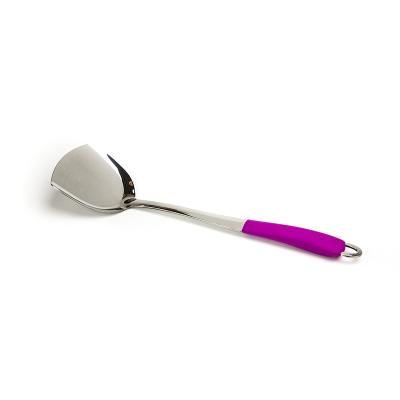 China Viable Cooking Tool Accessories With Silicon Handle Turner Skimmer Spoon Soup Ladle Set Kitchen Utensils for sale