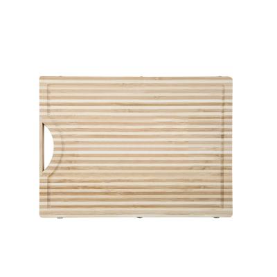 China Block Large Environmental Bamboo Cutting Board Disposable Cutting Plates Butcher Cutting Board for sale