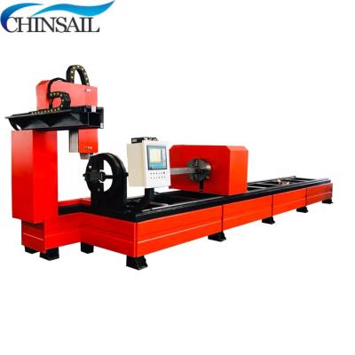 China Round\Square\Rectangular pipes cutting machine best price CHINSAIL metal pipe cutter plasma for round and square tubes for sale