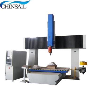 China Cost Effective Hotels CHINSAIL CNC Milling ATC 5 Axis CNC Router Machine For Foam, Wood, Plastic for sale