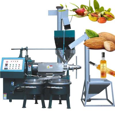 China eco-friendly almonds oil press machine/olive oil press machine/small hydraulic cocoa butter peanut oil press machine for sale