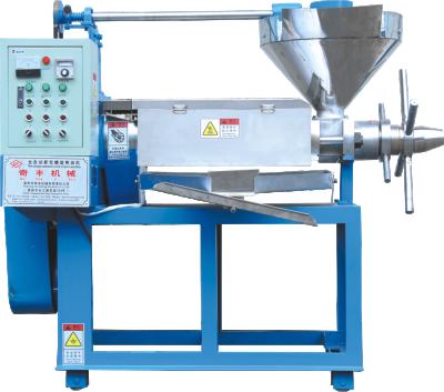 China Single type cold &hot tea seeds oil filter integrationl machinery screw oil press power consumption 6YL-131E machine for sale