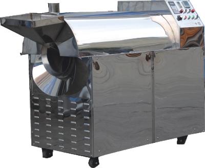 China New Eco-friendly Electromagnetic Roasting Machine 30-200kg/hour Automatic Cooking Machine Sesame Peanut Roasting for sale