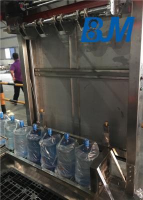 China Stainless Steel 5 Gallon Water Machine Bottle Outside Washing Filling Capping 3 In 1 for sale