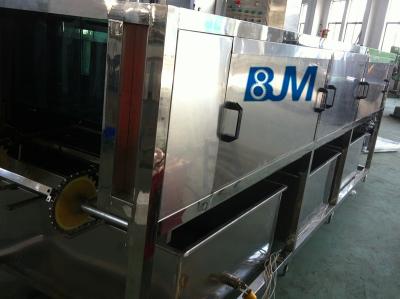 China High Pressure Vegetable Loops Cleaning / Crate Washer 4kw 50-1000 Crates / H for sale