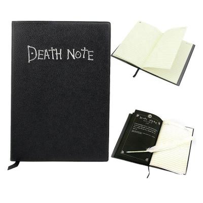 China Promotion Anime Death Diary Notebook Set Large Notebook Leather Collectible School Death Diary Anime Theme Writing Journal for sale