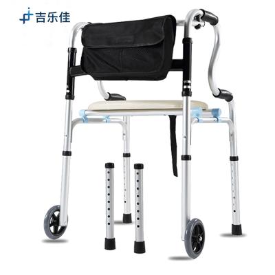 China Convenient Walk View Cerebral Palsy 2 Wheels Walker Aids For Older Adult Handicapped for sale