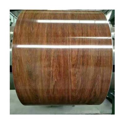 China ACP PVDF/PE Color Coating Aluminum Coil With Wood Grain Aluminum Roofing Coil for sale