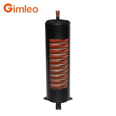 China Conservador de energía con un solo intercambiador de calor de tubo de cobre RAH02 para aplicaciones en evaporadores en venta