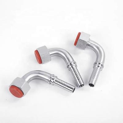 China Hose Lines Connect Straight Hydraulic Metric Door Crimp Fittings Hose Fittings Hydraulic Hose Fittings Dimensions for sale