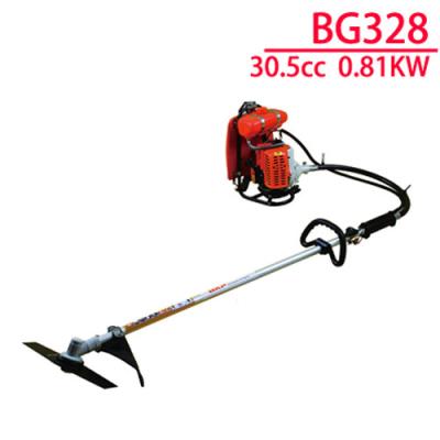 China Gasoline Gardening Machines 33cc BG 328 Knapsack Petrol brush cutter for plant trees for sale