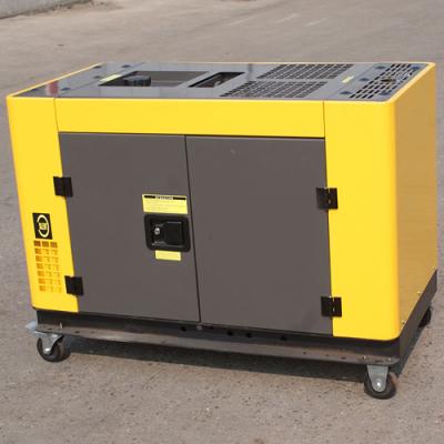 China 15kva pequeño generador diesel portátil refrigerado, generador diesel de la casa 12kw en venta