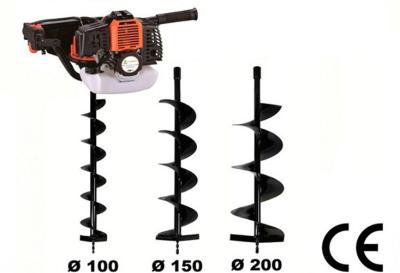 China Garden tools worm wheel gearcase 52cc earth drill post hole digger for sale