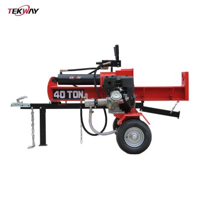 China 600mm Firewood Cutter Log Wood Splitter 40 Ton15Hp Engine  Honda B&S Kohler Loncin for sale