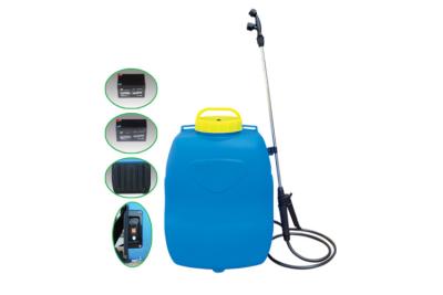 China Hand Battery Operated Knapsack Sprayer 16L Agriculture Sprayer With Three Nozzles for sale