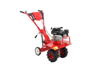 China Gasoline Rotary Small Gas Powered Garden Tiller , Front Tine Tiller 175-350mm Tilling Depth for sale