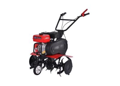 China Gasoline Hand Push Garden Cultivator 6.5HP Petrol Power Tiller Machine for sale