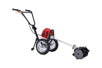 China Petrol 52cc Grass Weeder Gas Powered Tiller 2 Stroke Farm Hand Push for sale