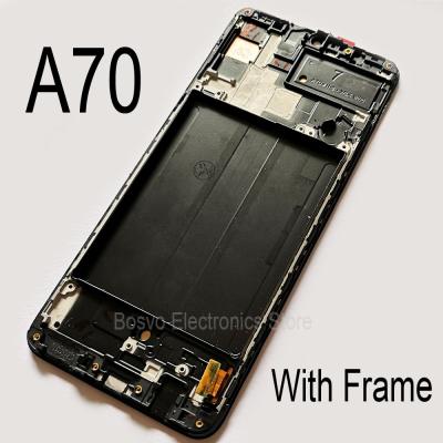 China For Samsung A70 Screen Display With Touch Digitizer Assembly With Frame A705 A705F SM-A705F Full Screen for sale