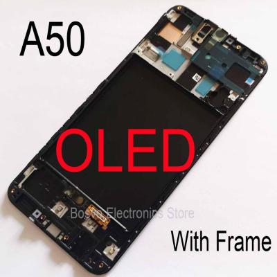 China For Samsung A50 Display with Touch Digitizer Assembly with Frame SM-A505FN/DS A505F/DS A505 Full Page for sale