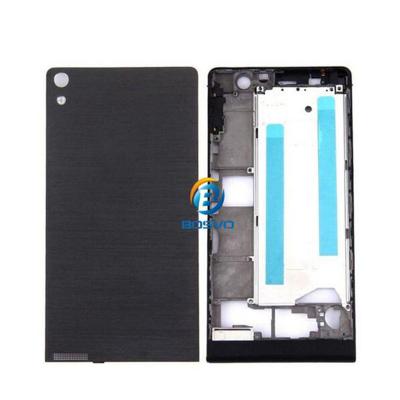 China Metal and Plastic Rear Back Cover Battery Housing Door Case Panel Parts For Huawei Ascend P6 for sale