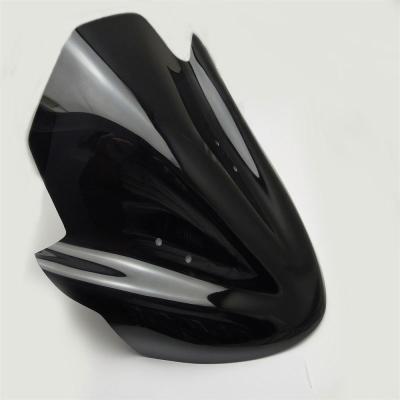 China PC (Polycarbonate) FWSKA023 Motorcycle Windshield Wind Deflector For ER6N ER 6N 2012 2013 2014Black for sale