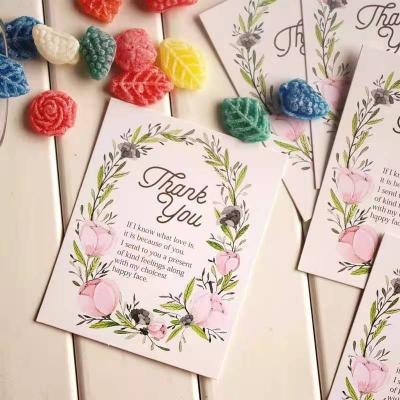 China Gift.Shopping.Food.Candy. Agriculture Custom Thank You Cards Cheap Gift Cards And Letterhead Package Printing for sale