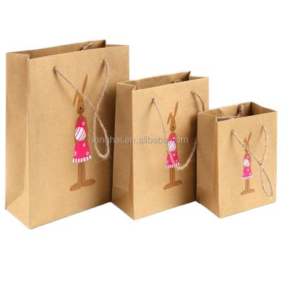 China Recyclable Packaging / Cheap Kraft Paper Bag For Custom Printed Food Gift Bag for sale