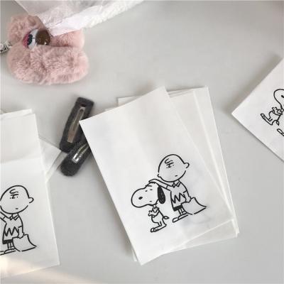 China Recyclable Custom Logo Printed Wholesale Small White Paper Tea Jewelry Packaging Bags for sale