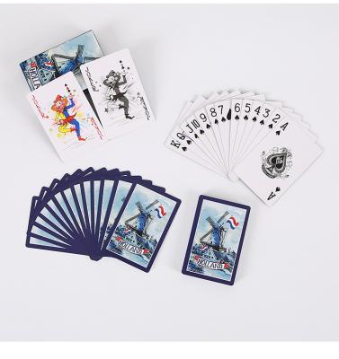 China Entertaiment Game Cards Printing Maker Logo Both Sides Custom Playing Cards Poker Cards for sale