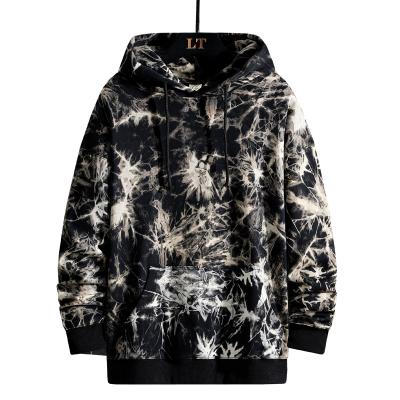 China Anti-wrinkle streetwear custom hoodies luxury mens womens unisex link dye hoodie for sale