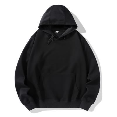 China wholesale Anti-wrinkle stain plus size 330gsm cotton fashion streetwear high quality blank logo print custom men's hoodie for sale