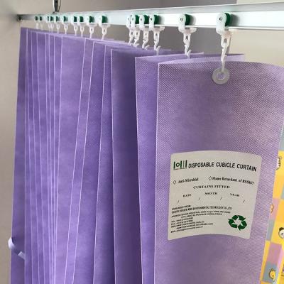 China hospital fireproof curtain/hospital privacy curtain/hospital disposable curtain for sale