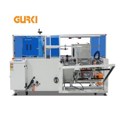 China Automatic Hot Melt Glue Carton Box Food Gluing Erecting Machine Case Carton Erector for sale