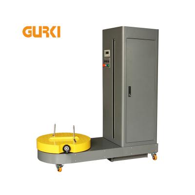 China Automatic Food Airport Luggage Stretch Film Pallet Wrapping Price Wrap Equipment Baggage Wrapping Machine for sale