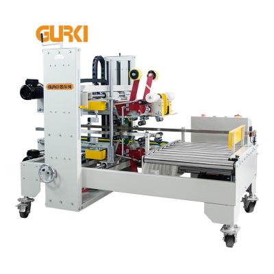 China Automatic Food Edge Corner Carton Box Sealer Packing Machine Side Belt Case Tape Sealer With Edges Cross Seal for sale