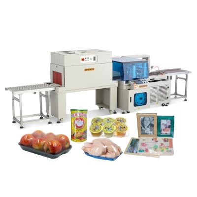 China Semi Automatic Food Vertical Shrink Packing Machine For Books Magazine Semi Automatic Heat Plastic Cup Shrink Wrap Machine for sale