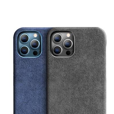 China Waterproof For Comfortable Alcantara Case Cover For iPhone 12/13 Pro /Pro Max Series Case for sale