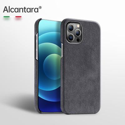 China Fanshion For iPhone 12/13 Pro Series /Pro Max Case Comfortable Leather For Alcantara Case Cell Phone Bags for sale