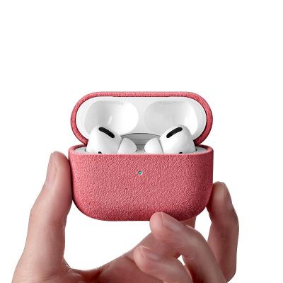 China Simple Easy For Protective Alcantara Earphone Case For Airpods Case Airpods1/2/3 Leather For Airpods Pro for sale