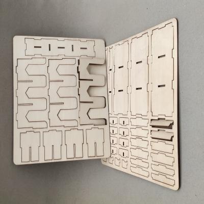 China Custom wooden board game box organizers to hold game pieces for sale