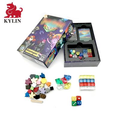 China Paper Customized Free Board Games Board Game Dial Board Game Maker for sale