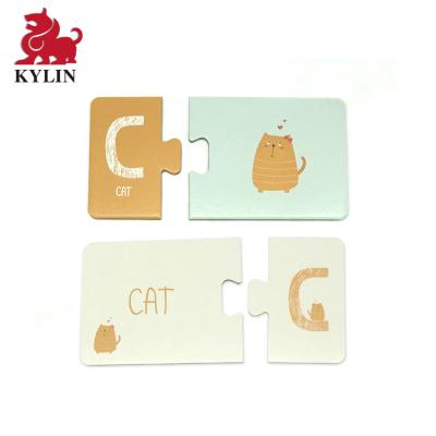 China Cartoon Toy Customized Puzzle Blank Paper Jigsaw Puzzle For Children for sale