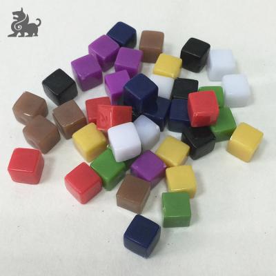 China Custom Plastic/Acrylic Irregular Plastic Cubes For Board Game Game for sale