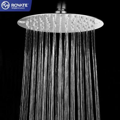 China ROVATE Hotel Bathroom Shower Faucet Accessories Modern Shower Head, 304 Stainless Steel Modern Classic Home Shower Head Wholesale Price for sale