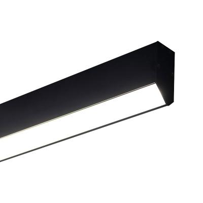 China Modern Linear LED Light 15W 25W 36W Black Pedant Light For Supermarket for sale